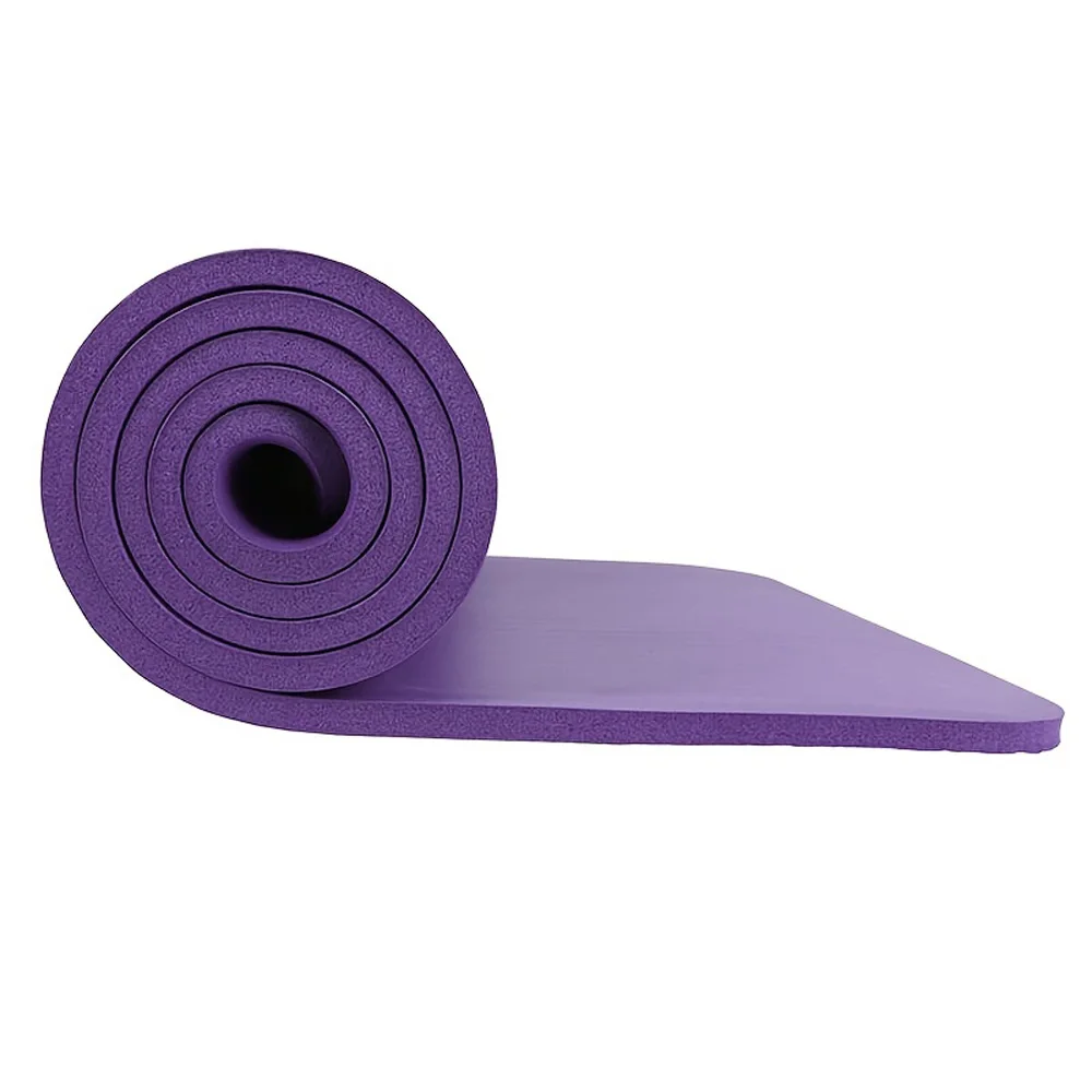 Wueps Esterilla Deporte, Yoga, Pilates, Ejercicios, incluye correa de  hombro y bolsa de transporte, ideal para realizar deporte en casa, yoga mat  10mm, esterilla yoga, NBR ecologico : : Deportes y aire