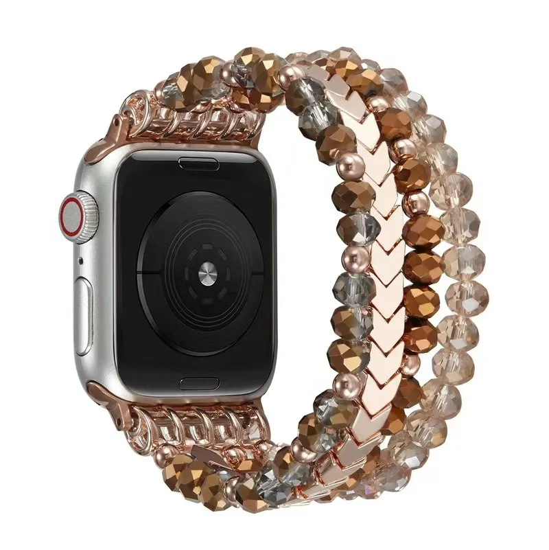 ตัวเลือกสินค้า Beaded Elastic Band for Apple Watch - Elegant & Comfortable Fit