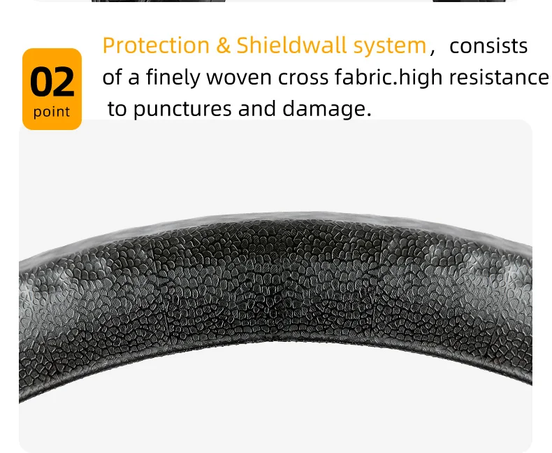 Continental Ruban Mountainbike Tubeless Ready Folding Reifen 29x2.1/2,3 180TPI Verbindung Schild Wand System Anti Punktion Reifen – Detail 6