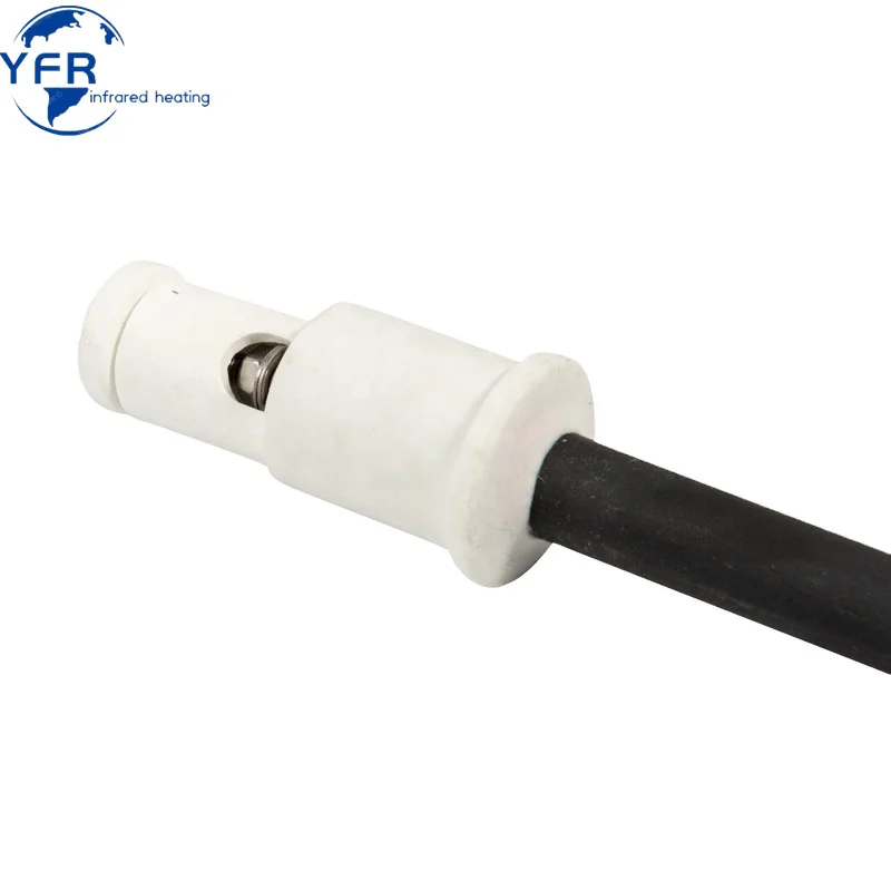 300W 230V IR Heating Element Black Ceramic Infrared Sauna Heater Tube