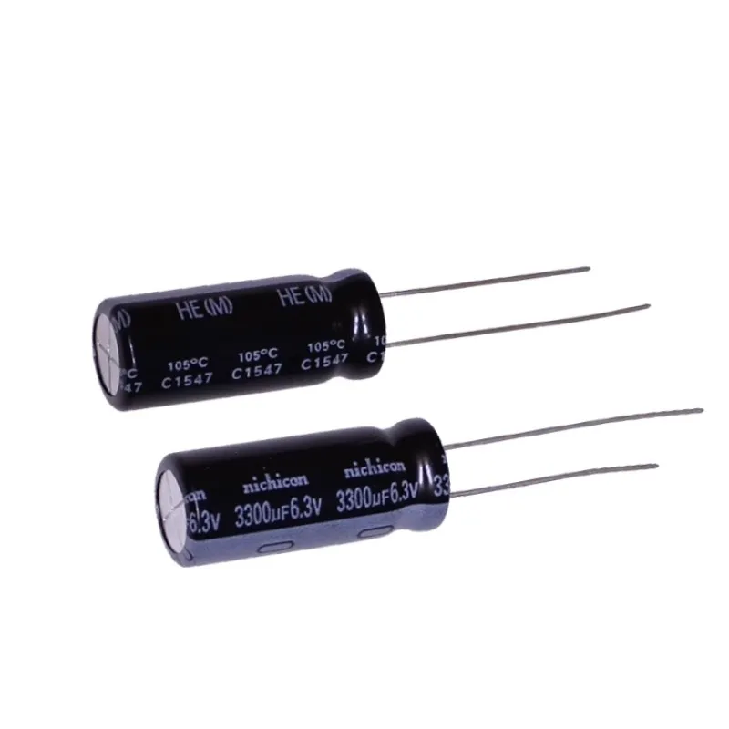10PCS 3300UF 6.3V aluminum electrolytic capacitor 10 * 25mm Nichicon HE