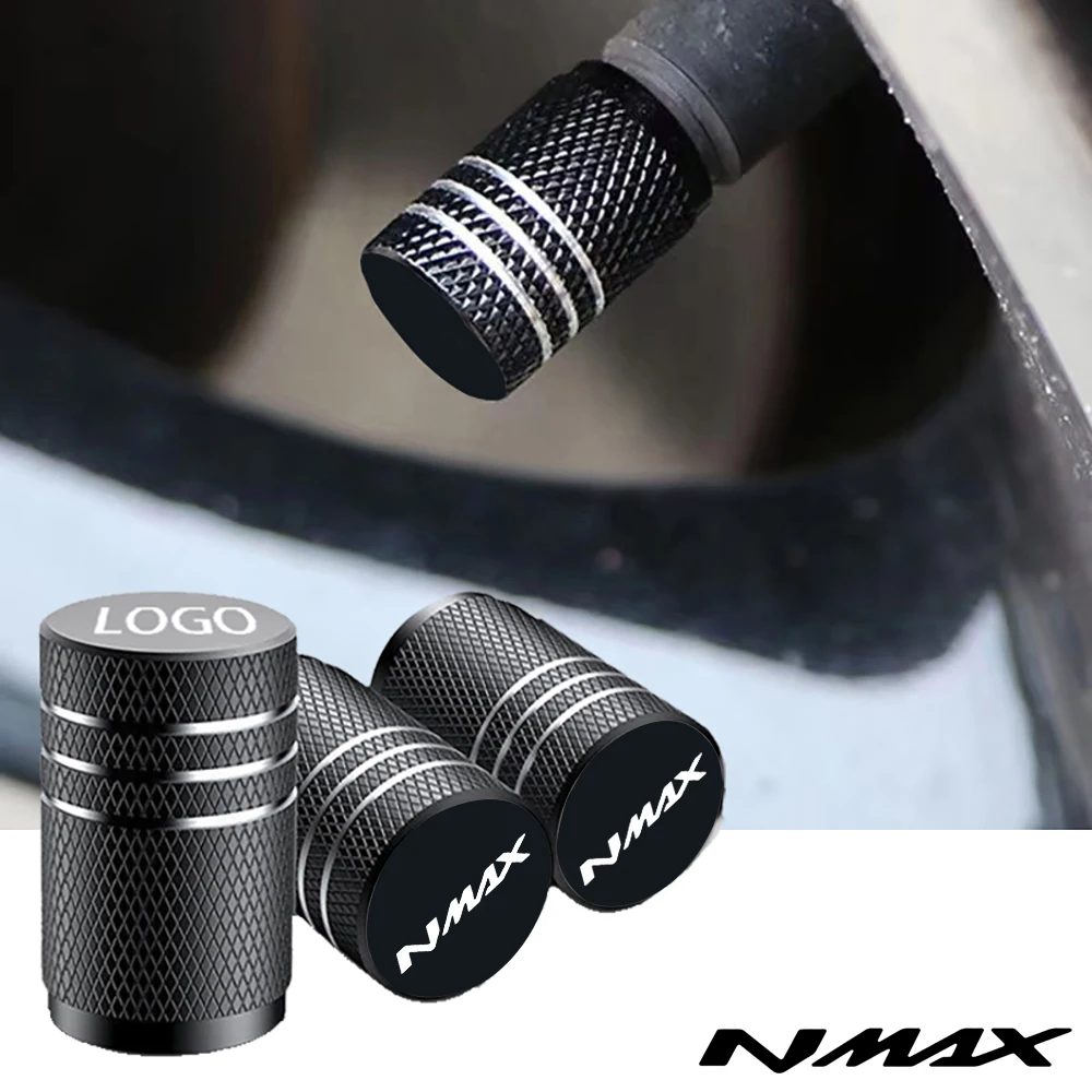 야마하 NMAX 125 155 160 N-MAX 알루미늄 오토바이 휠 타이어 밸브 스템 캡, 밀폐 커버 액세서리