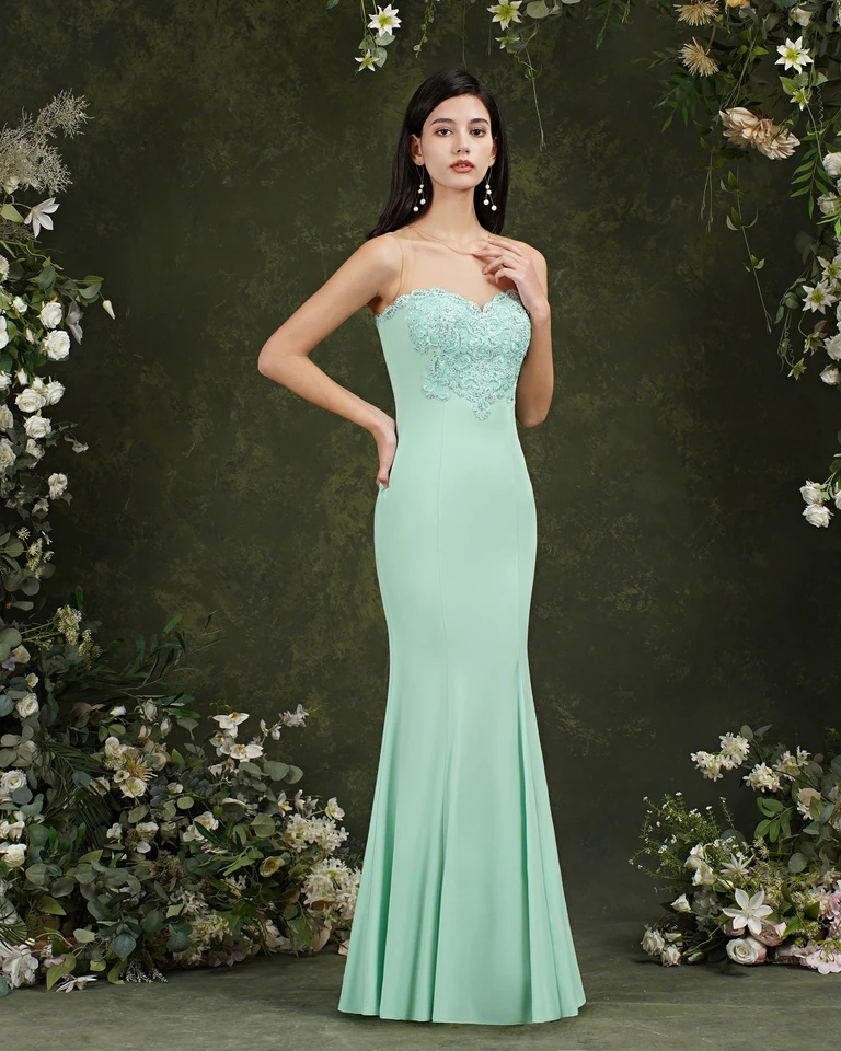 green emerald velvet dress Light Yellow A-Line V Neck Pleated Chiffon Ruffle Long Bridesmaid Dress Light Yellow / US 14 main image 0