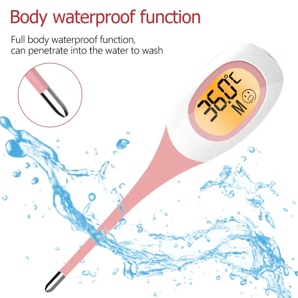 Soft Head 8 Seconds Fast Measurement Electronic Thermometer For Adults Children LED Pet Dog Cat Oral Cavity Armpit ℉/℃ Fever digital thermometer