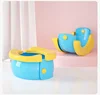 Portable Toilet Travel Baby Potty Foldable Children's Potty Urinal Stool Easy to Clean,Gift Garbage Bags and Storage Bag 4