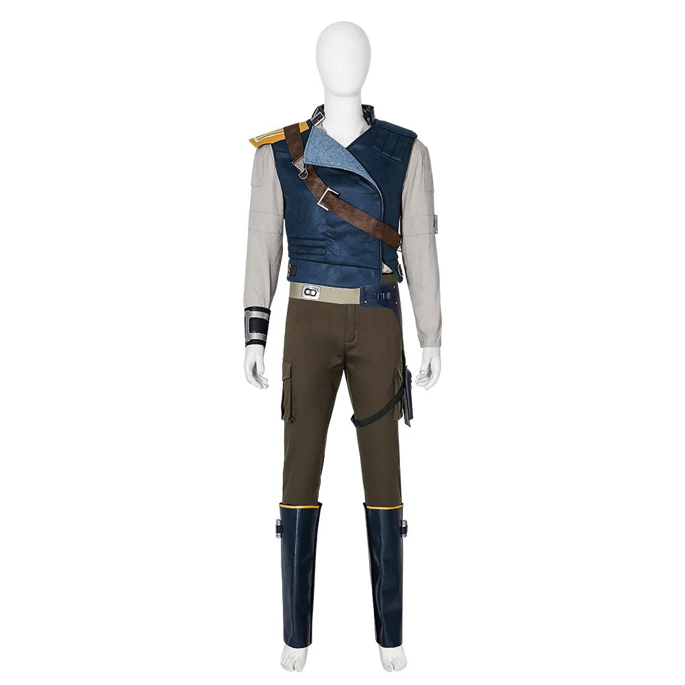 New Survivor Cal Kestis Cosplay Costume Game Fancy Halloween Jedi Knight Completo Per Abiti Di Halloween Per Adulti