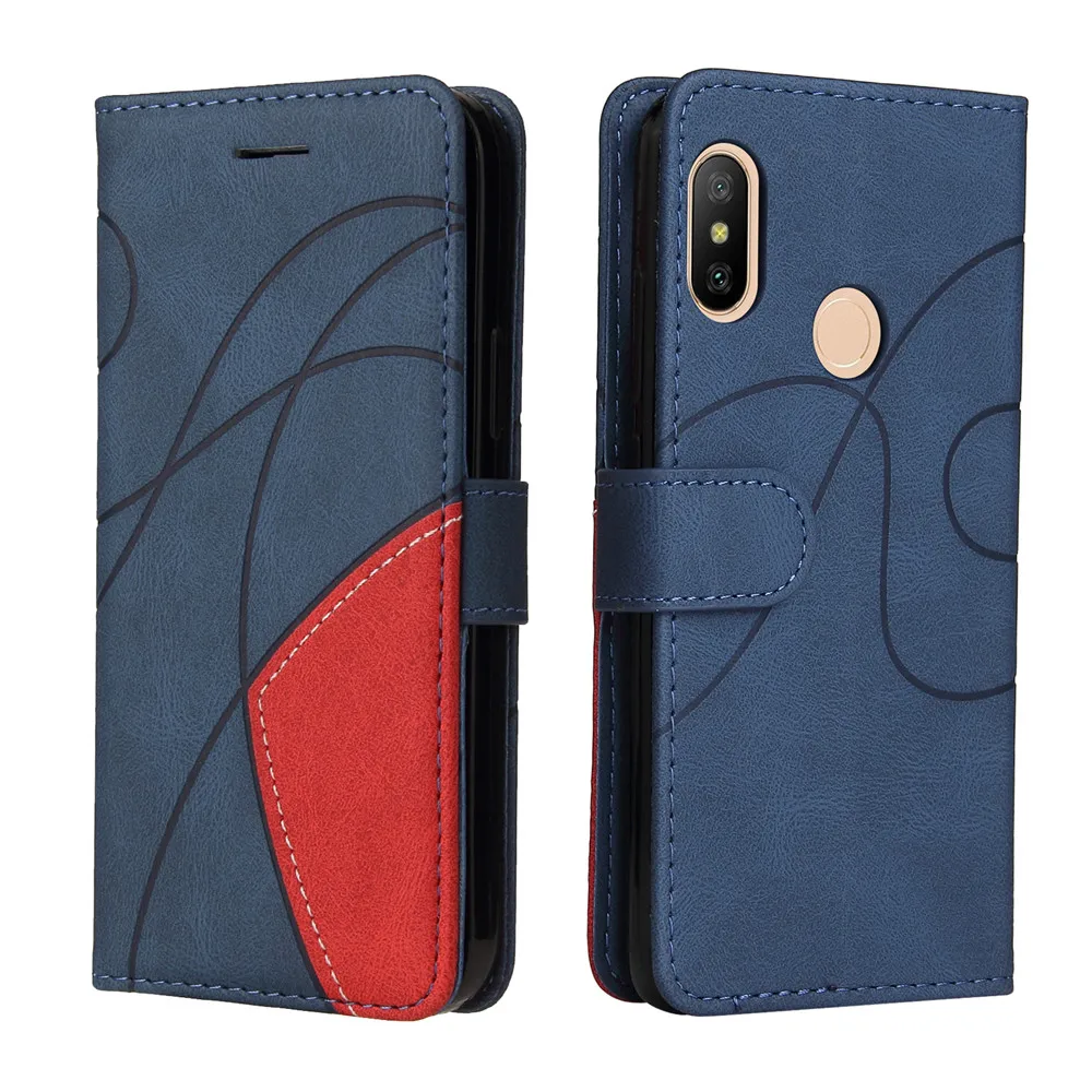 Mi A2 Lite Case For Xiaomi Mi A2 Lite Case Fundas Leather Flip Case For Xiaomi  Mi A2 Wallet Case MiA2 Mi6X Mi 6X Cover Coque - AliExpress