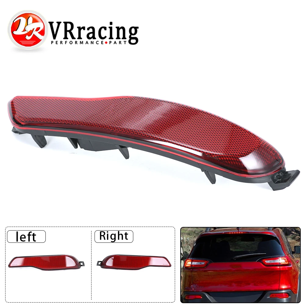

VR-левый правый боковой задний бампер для Jeep Cherokee 2014-2018 68105145AC 68105144AC полоски-отражатели/R