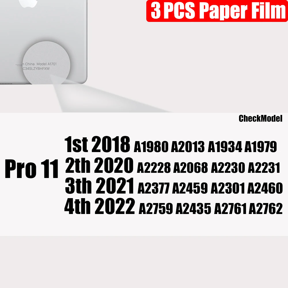 Premium Paper-Like Texture Screen Protector Kit