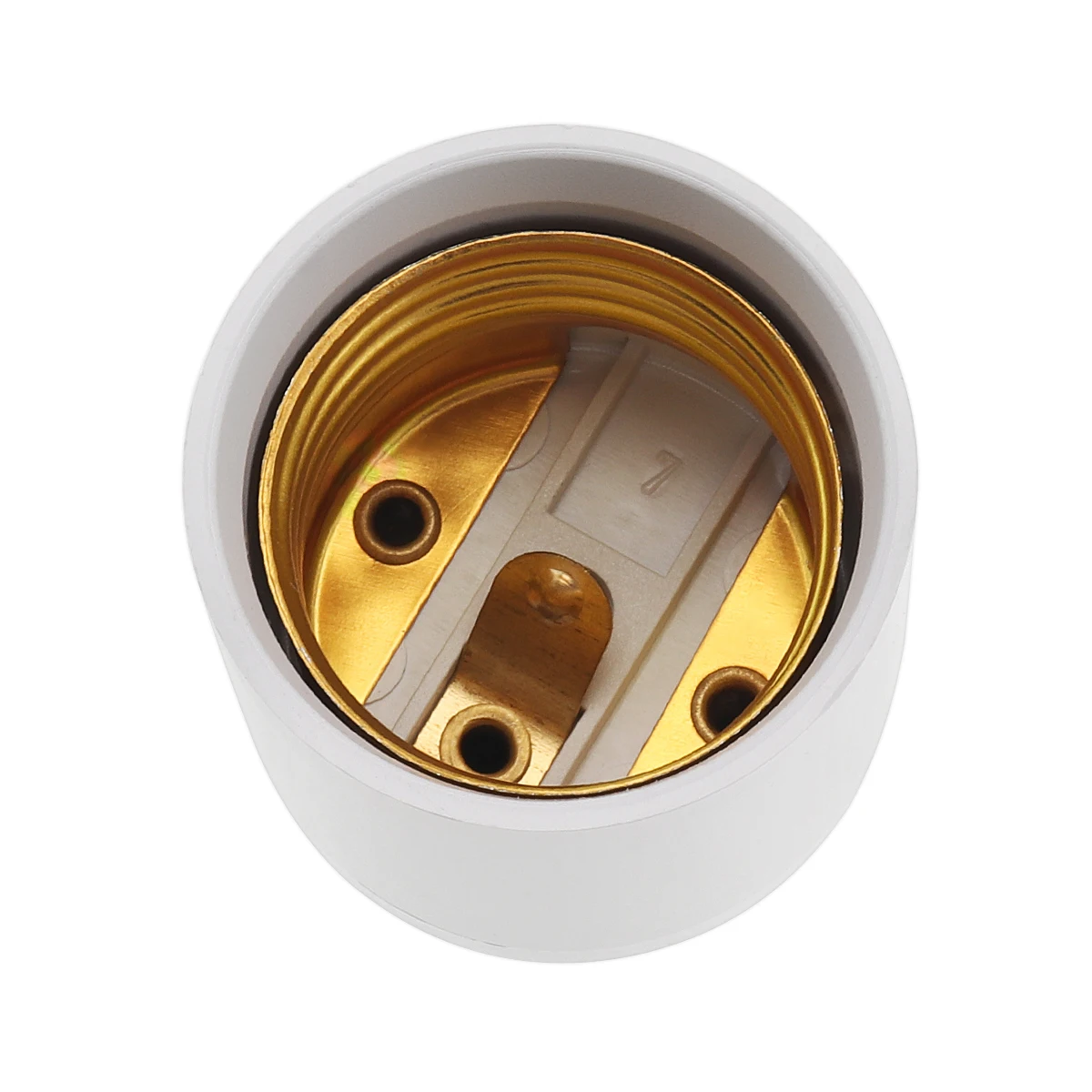 5pcs 4Pin Conductive G24 to E26/E27 Socket Adapter Gx24q Lamp Base Adapters G24q to Medium Edison Light Socket Converter