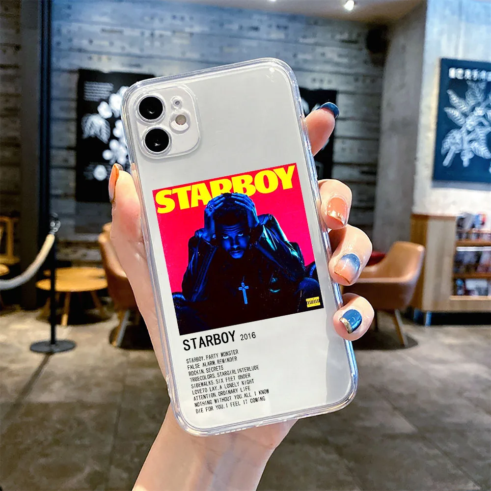 The Weeknd Minimalist Poster Fashion Transparent Phone Case