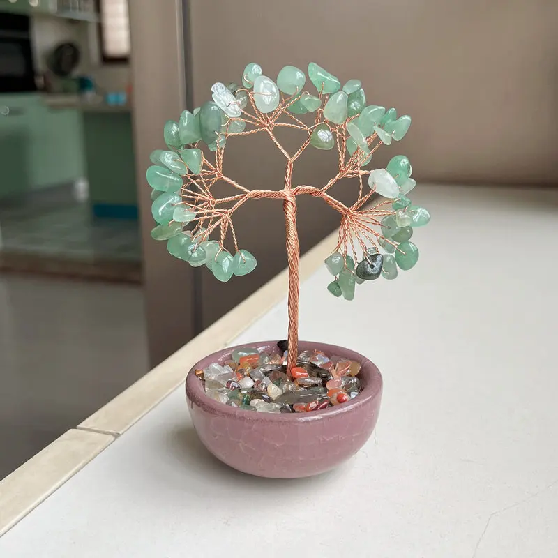 Pure natural crystal tree hand-made, energy-healing degaussing crystal, exquisite crystal pendants