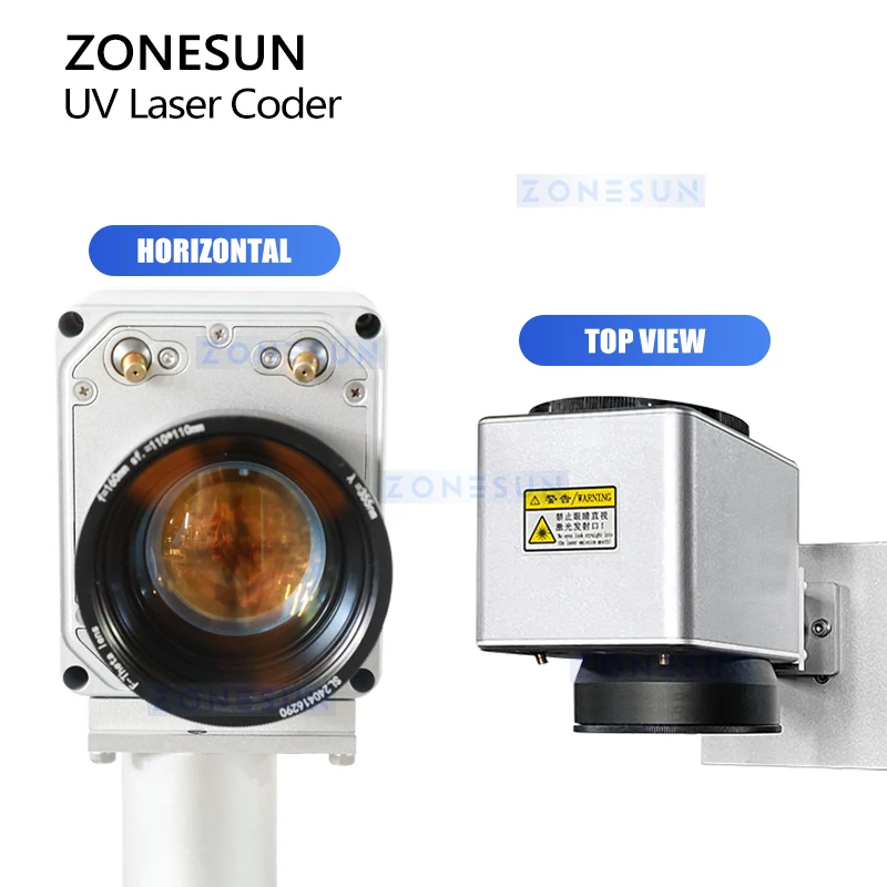 Zonesun ZS-UVC1 Laser Date Code Printer UV Laser Coder Expiry Date Printing Machine Laser Marking Machine