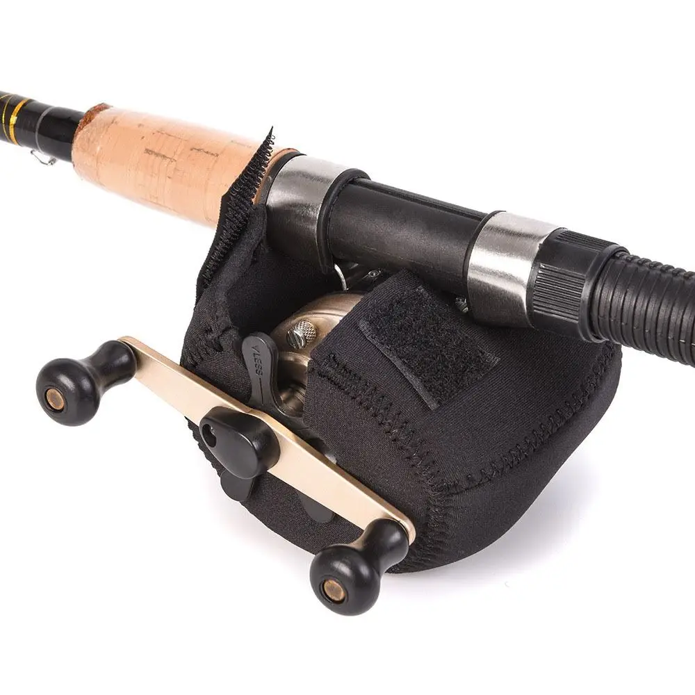 Description Picture 5 of itemLight Neoprene Fishing Tackle Fishing Boat Protection Jacket Fishing Reel Case SBR Protective Case Fishing Reel Bag Reel Cover