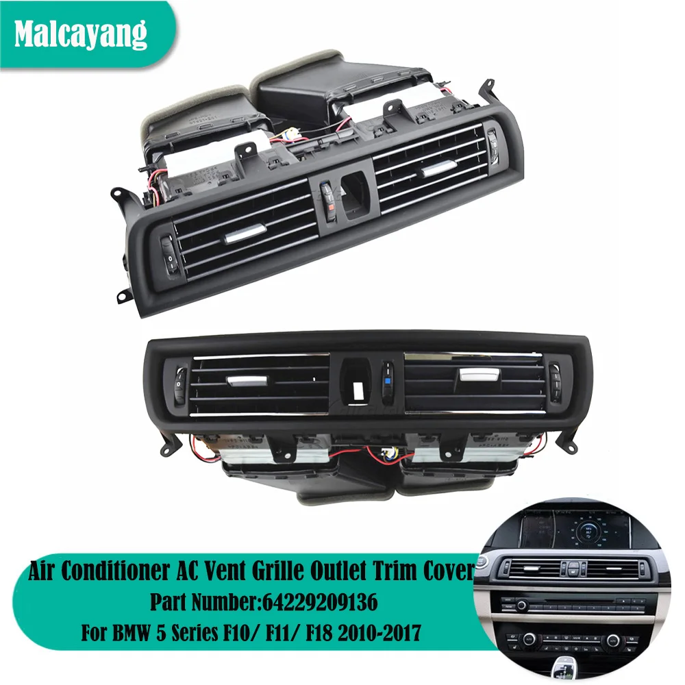 

NEW For BMW F10 F11 F18 520i 523i 525i 528i 535i Automatic Air Conditioning Fresh Air Grille Center AC Vent Complete Assembly
