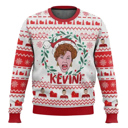 Merry Christmas alone at home Ugly Christmas sweater cartoon animation Men's pullover 2026 fashionable couple shirts Sweatshirt - Image 16