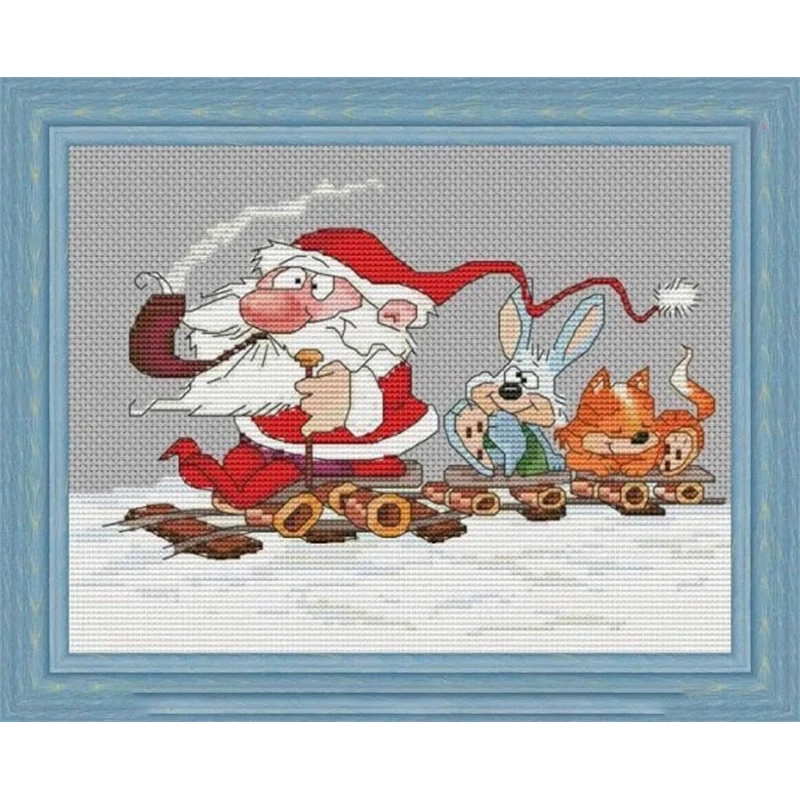 

ZZ8877 DIY Homefun Cross Stitch Kit Packages Counted Cross-Stitching Kits New Pattern NOT PRINTED Cross stich Painting Set