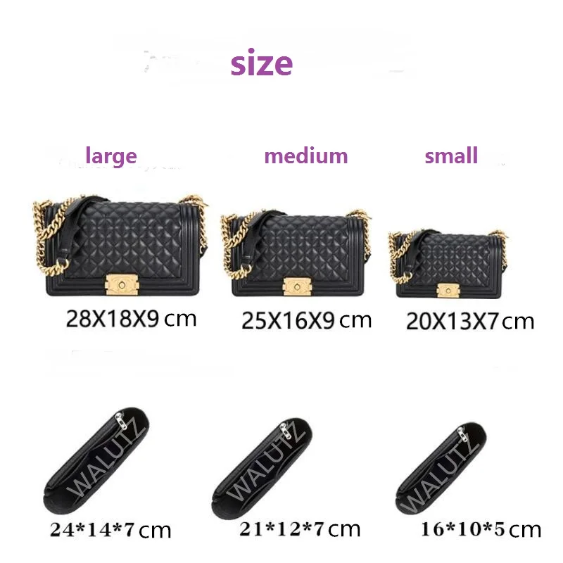 【Soft and Light】Bag Organizer Insert For Chanel Leboy Organiser Divider Shaper Protector Compartment Inner