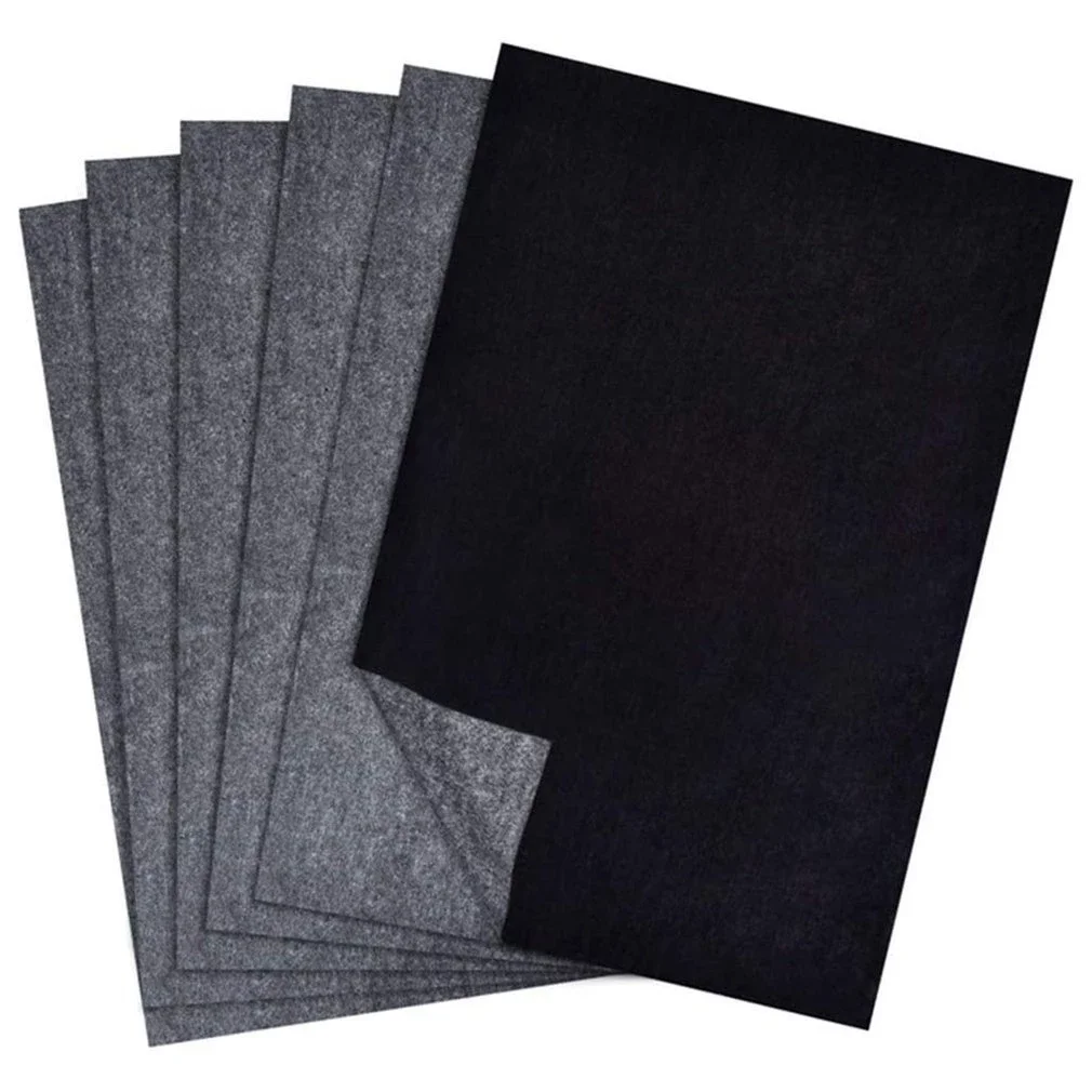 Carbon Paper 80 Sheets A4 Carbon Paper Pattern Letters Erasable Tracing Copy Reusable Image