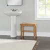Bracken Bathroom Stool with Shelf, 18" Seat Height, 2