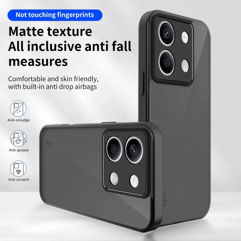 Armor Matte Clear Shockproof Phone Case Cover