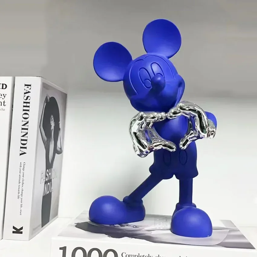 thumbnail image 1 of Figura de Mickey Mouse de Disney de 29 cm, Mickey da la bienvenida a los invitados, juguete para niños, modelo de resina, amor, decoración del hogar, regalo de Halloween y Navidad, 1 of 5