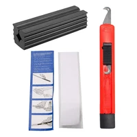 Golf Club Grip Repair Kit 13 Golf Grip Tape Strips Club Cover Removal Repair Tool Set Rubber Vise Clamp for Golf Club Regripping 1