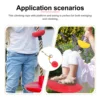 The Swing Disc Seat Climbing Rope with Platform and Colorful Toy Outdoor Carabiner Bell Attachment Kid Plastic Recreation 5
