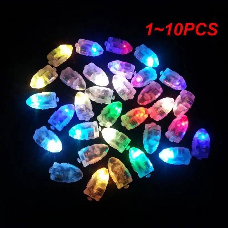 

1~10PCS set Colorful Small LED Lights Bulbs Paper Balloon Lantern Decor Built in Battery for Wedding Birthday Party Lighting