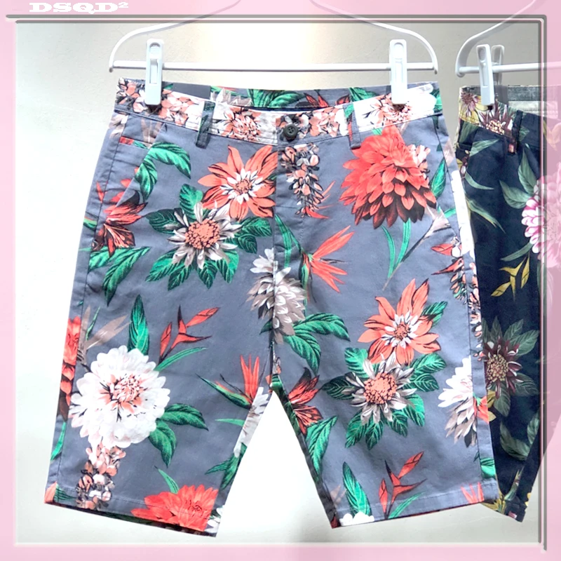 

2024 New High Street Design Solid Shorts Men American Casual Business Social Drawstring Shorts Homme Straight Shorts E123