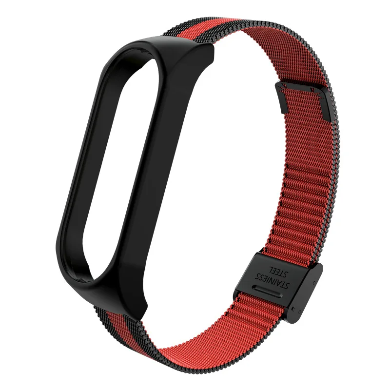 Metal Strap For Xiaomi Mi Band 6 5 Screwless Stainless Steel Wrist Bracelet MIband for Mi Band 4 3 5 Strap Wristbands Pulseira