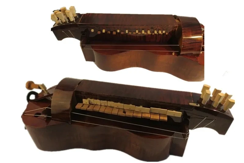 

Ручная работа, Древесина клена, 6 струн, 24 ключа, красивая, Hurdy Gurdy #3