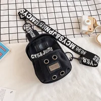 Children Messenger Bag Cute Canvas Crossbody Chest Bag Trendy Mother Kid Bags for Girl Solid Bags for Children Bolsas Para Niños 6