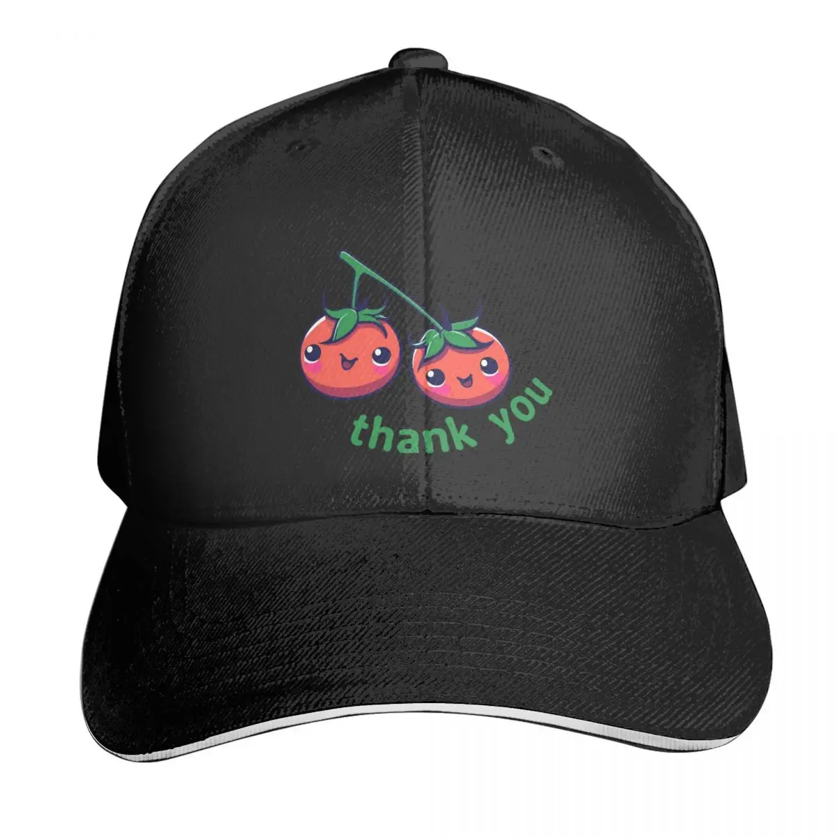 

Market Love A Cherry Tomato Thank You Casquette, Polyester Cap Modern Practical Nice Gift