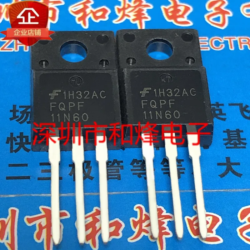 

5PCS-10PCS FQPF11N60 TO-220F 600V 11A New And Original On Stock