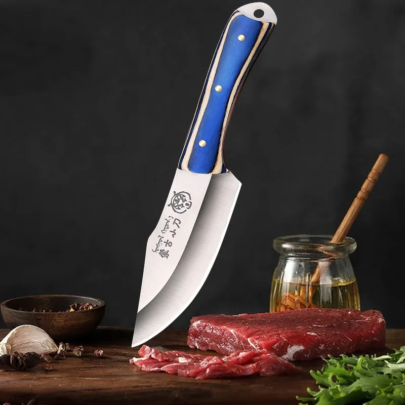 Fogred boning meat cleaver kitchen knife fruit vegetable cutting knife wooden handle fish fillet BBQ peeling slicing chef knife, kitchen knife, meat cleaver