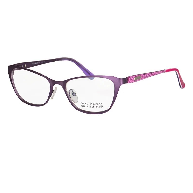 

SHINU myopia glasses women glasses with diopters photochromic cat eye metal glasses y2k prescription minus diopter eyewear