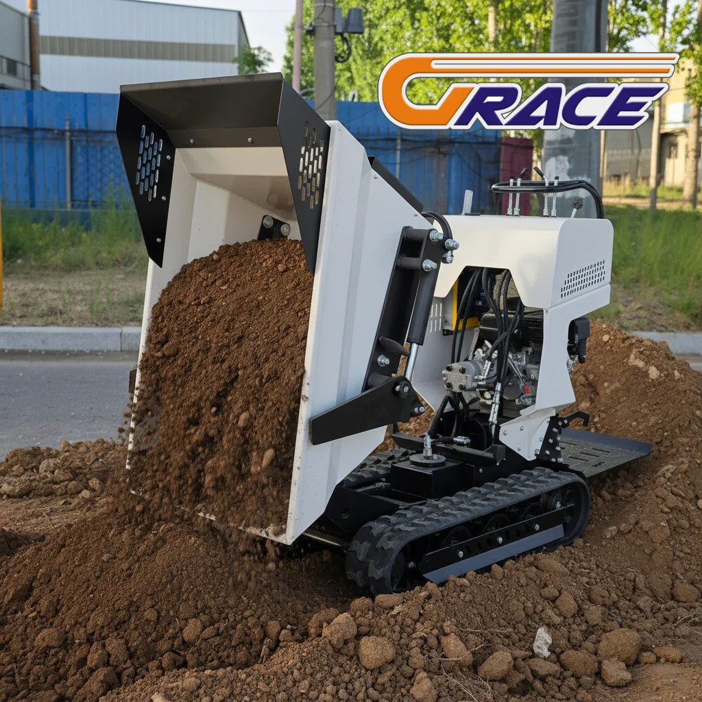 Hochwertiger Mini-Dumper 600kg Raupendumper EURO 5 EPA-Zertifiziert Schnelle Lieferung Direkt vom Hersteller Mini-Dumper