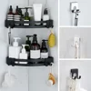 1pc Aluminum Hook Shower Glass Door Hook Towel Rack Hanger Key Organizer Plug Shaver Holder Rack Hooks for Hanging 4