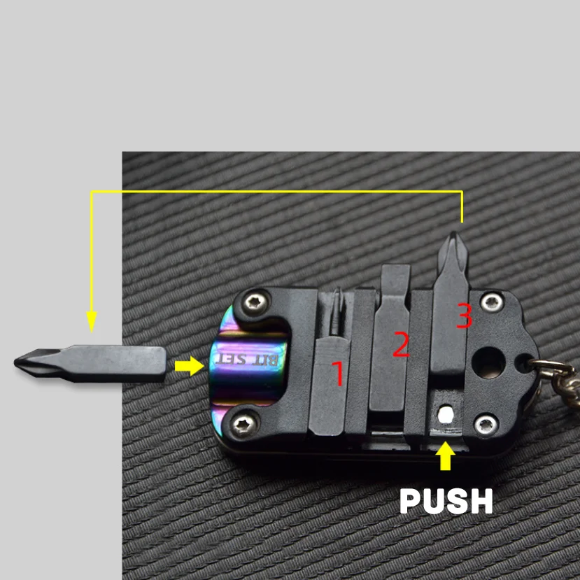 Multifunctional Screwdriver Pocket Fold Mini Knife EDC Portable Keyring Keychain Outdoor Camping Utility Gadget To Open Box
