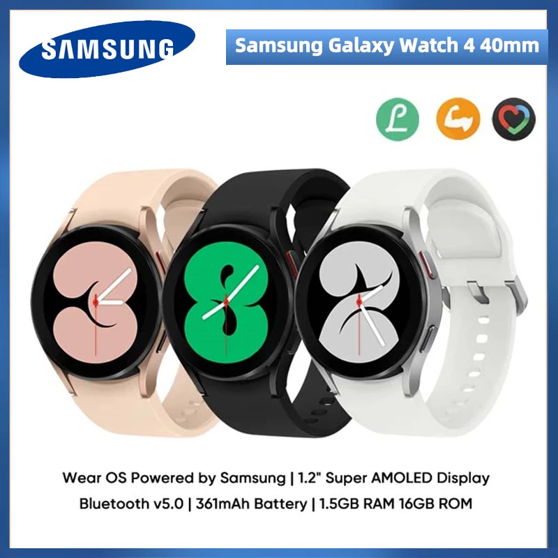 Samsung galaxy watch 4 original bluetooth SM R860 40mm nfc amoled