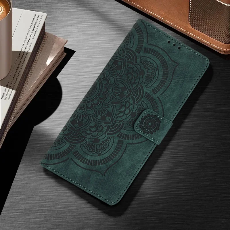 Leather Flip Wallet Phone Cover