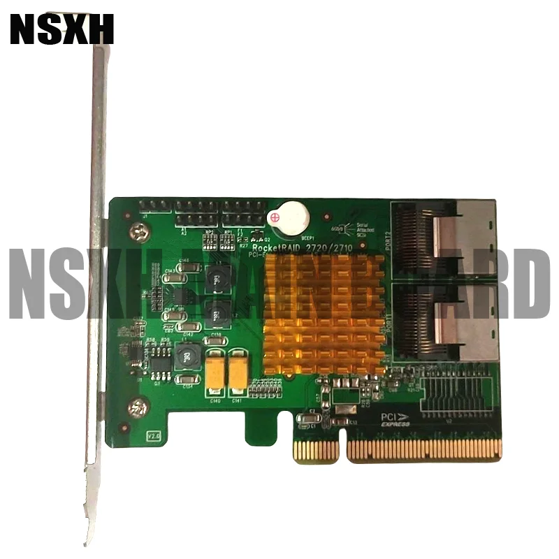 

For RocketRAID 2720/2710 6Gb RAID PCIe 2.0 X8 Array Card Before Shipment Perfect Test