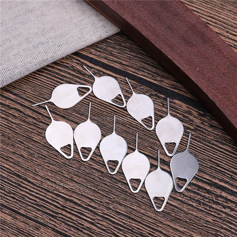 

500pcs Sim Card Tray Removal Eject Pin Key Tool Stainless Steel Needle for Smart Phones Smartphone