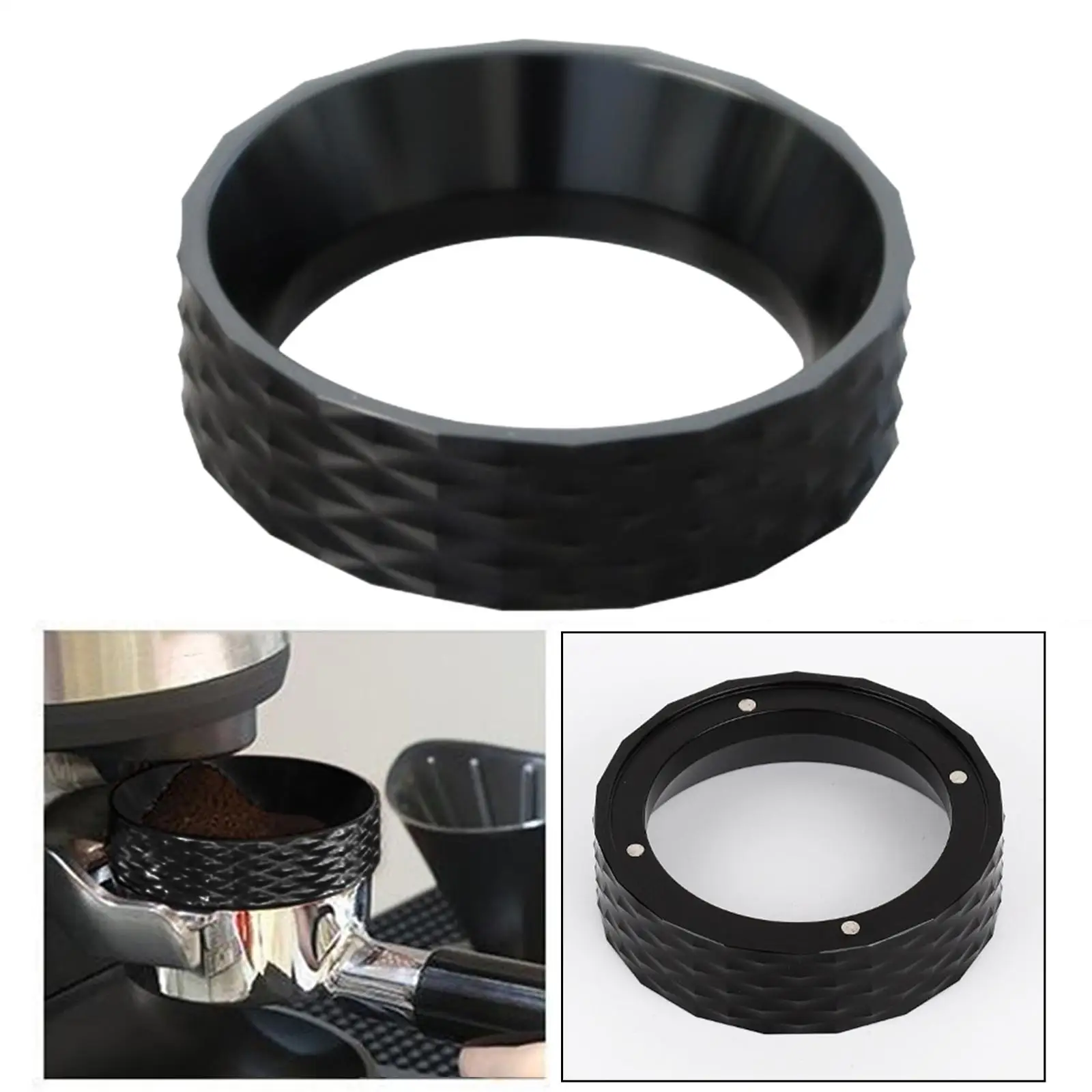 Magnetic Espresso Dosing Funnel for Espresso Machine Portafilters Home Cafes