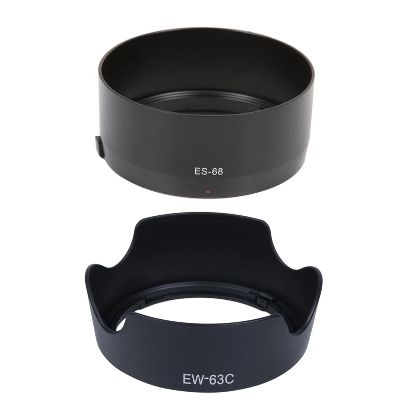 Top Deals Lens Hood Camera Lens Hood Ew-63C Ew63C For Canon Ef-S 18-55Mm F / 3.5-5.6 Is Stm & Bayonet Mount Lens Hood For Canon