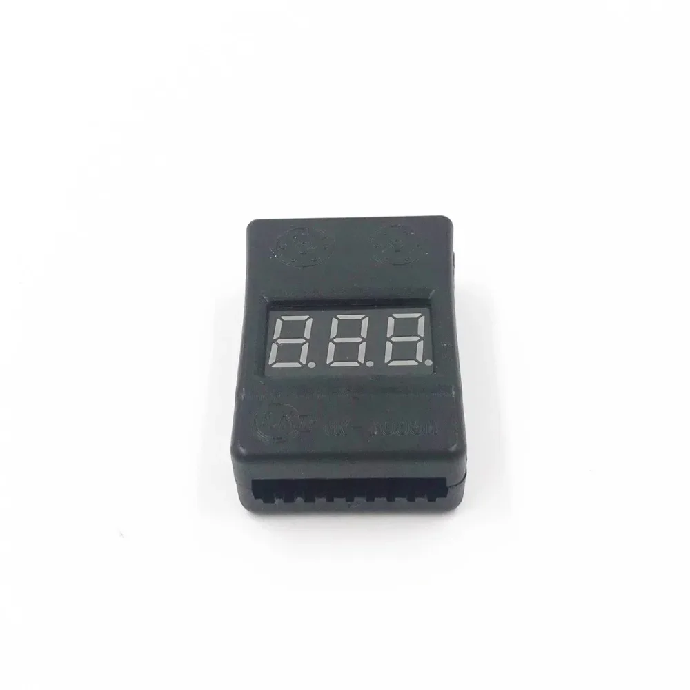 Lipo 배터리 테스터 BX100 RC 1-8S Lipo 리튬 이온 배터리 용 LED 표시기가있는 저전압 부저 경보 소리 경고 검사기