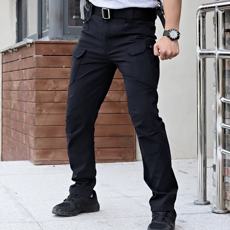

Waterproof summer quick-drying pants tactical pants men overalls loose quickdrying camouflage pants thin trousers military pants