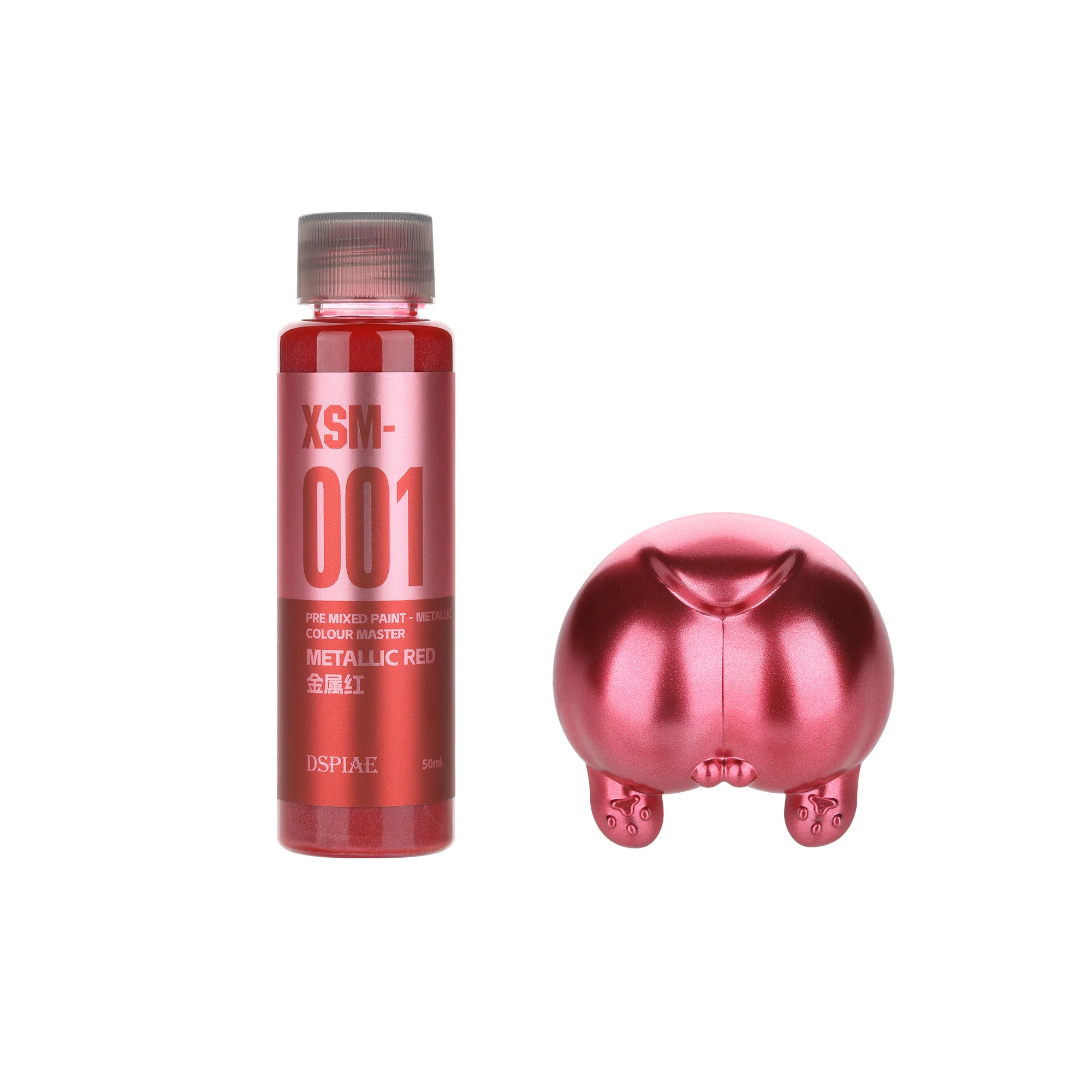 DSPIAE XSM 모델 취미 DIY 에어브러시 페인트 세트 50ML 금속성 수성 안료 조립용 사전 혼합 스프레이 모델 DIY