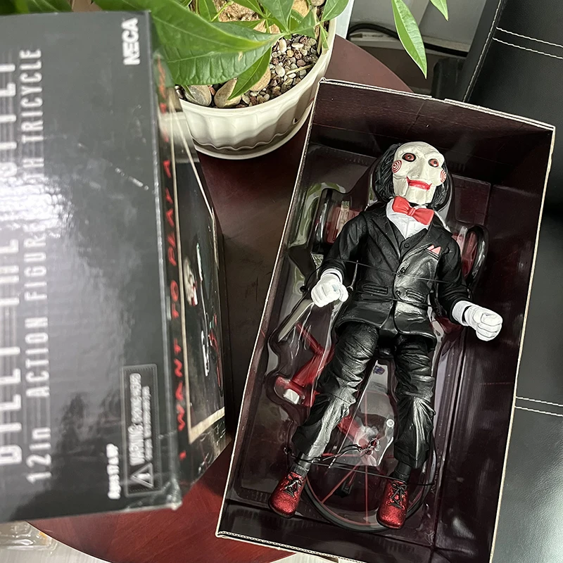 Original NECA SAW Billy the Puppet on With Tricycle 12inch